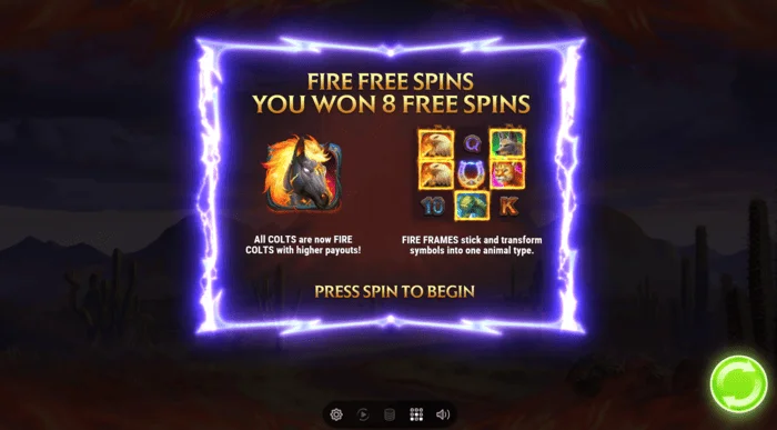 Brezplačni vrtljaji Colt Lightning Inferno